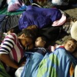 migrantes duermen