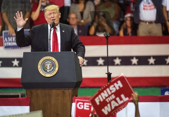 Trump cierra campaña con visita a tres estados: Ohio, Indiana y Misuri