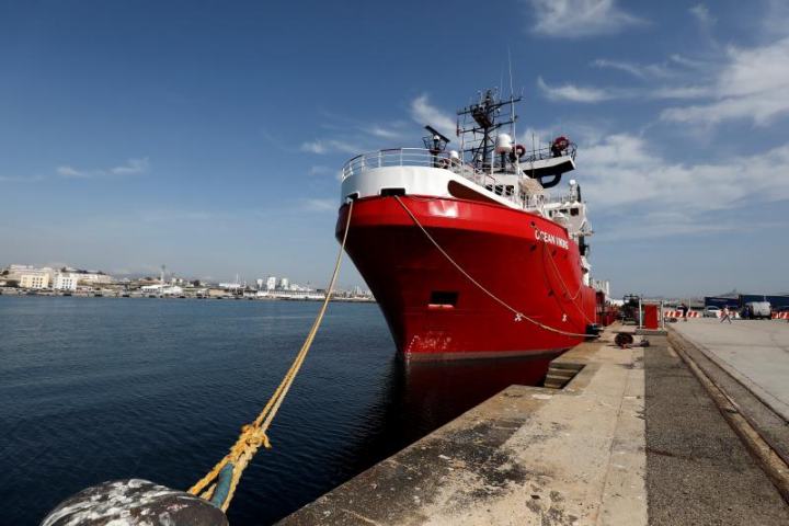 Los 182 migrantes del Ocean Viking desembarcarán mañana en el puerto de de Messina, Sicilia