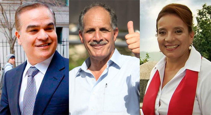Rosenthal, Asfura y Castro lideran primeros resultados presidenciales del CNE