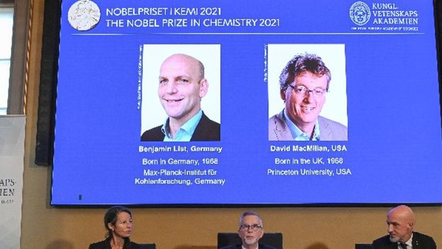 Premio Nobel de Química fue otorgado a Benjamin List y David MacMillan