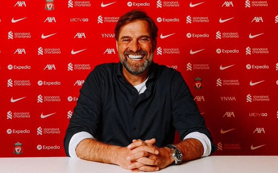 Klopp renueva con el Liverpool hasta 2026
