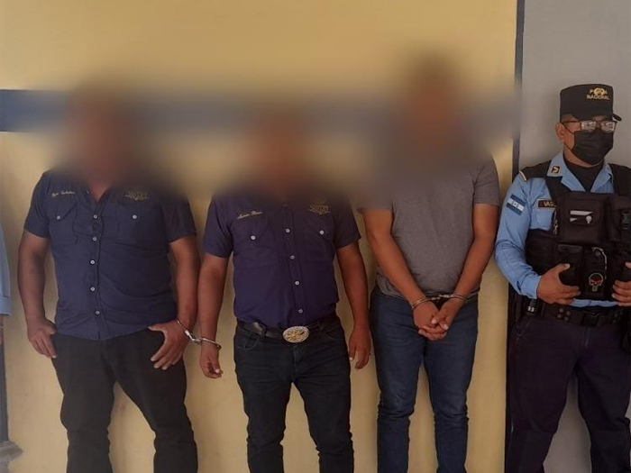 Capturan a tres salvadoreños acusados de violación contra menor de 13 años en Ocotepeque
