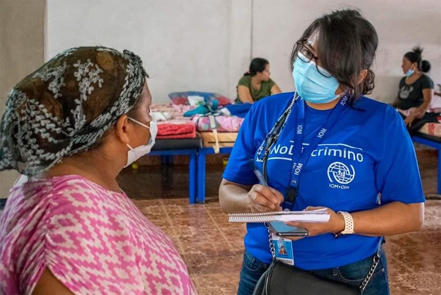 OIM brinda asistencia humanitaria a migrantes en tránsito por Honduras