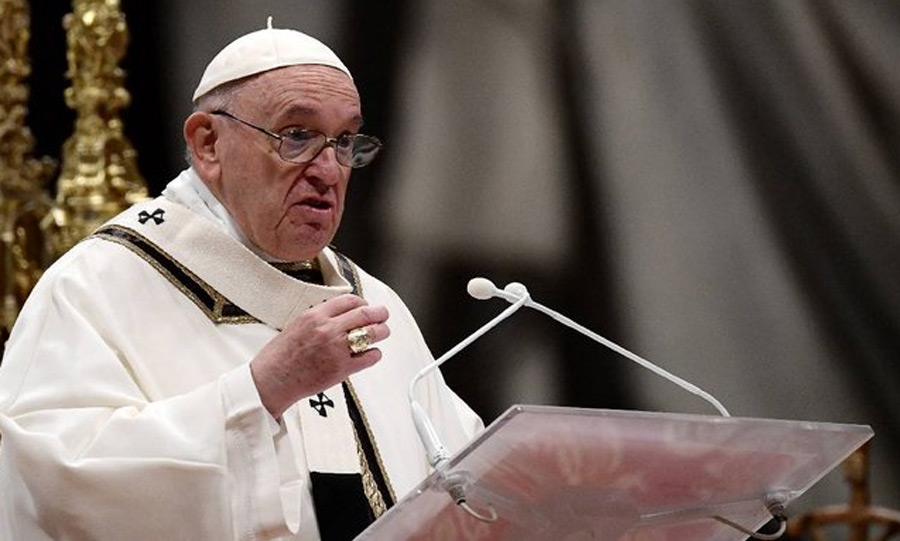 El papa urge a poner fin a la «abominable» guerra en Ucrania