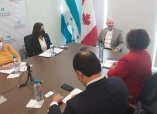 Comercio, inversión y energía, temas centrales en diálogo entre Honduras y Canadá