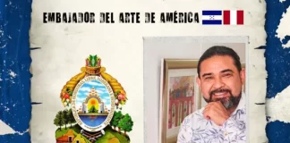 Artista hondureño lleva su proyecto Bicentenario de América a Perú y Brasil