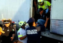 México realiza operativo para buscar a migrantes en tráileres en frontera sur