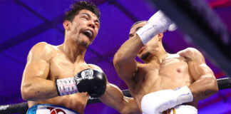 En su debut en las 140 libras, Teófimo López gana por nocaut técnico al mexicano Campa