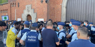 Incidentes por la saturación de un centro refugiados en Bruselas