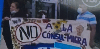 Hondureños protestan y piden a las autoridades quitar consulado de Nueva Orleans de oficina federal