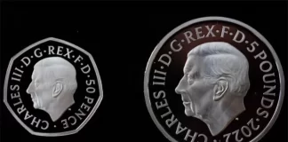 Presentan la nueva moneda con la imagen del rey Carlos III