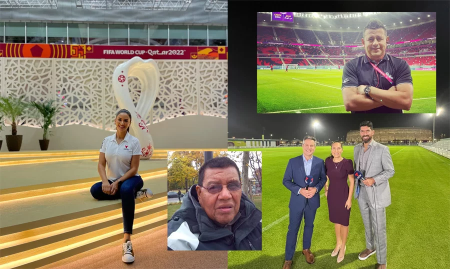 Voces y rostros del periodismo deportivo hondureño ¡Ya en Qatar!