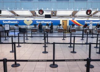 Casi 4 mil vuelos cancelados en EEUU, más de la mitad de Southwest
