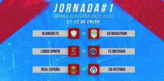 Olancho y Marathón abrirán el torneo Clausura hondureño el 21 de enero