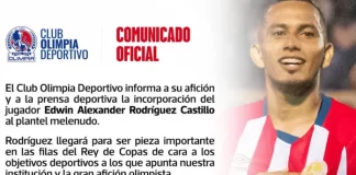 Olimpia anuncia el regreso de Edwin Rodríguez para este torneo de Clausura