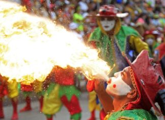 Barranquilla se sumerge durante cuatro días en los festejos del Carnaval