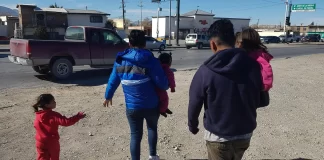La llegada de niños migrantes sorprende a la frontera norte de México