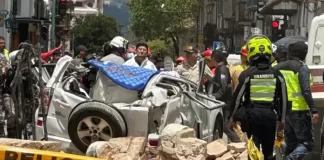 Trece fallecidos y 126 heridos por el sismo de magnitud 6.5 en Ecuador