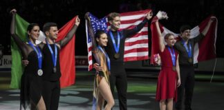 Chock y Bates (USA), campeones en danza; el japonés Uno, tricampeón mundial