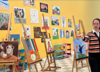 Pintora mexicana retrata a todo color a trabajadores e inmigrantes de Queens