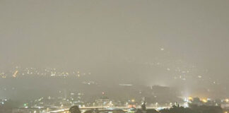 Sorpresiva lluvia y cortes de energía en capital hondureña