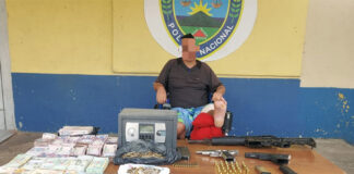 Capturan a supuesto “Coyote” con más de un millón de lempiras, armas y joyas