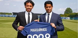 Marquinhos renueva con el PSG hasta 2028