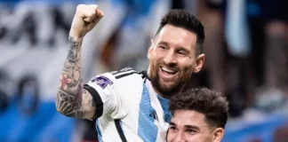Argentina y Messi ultiman su preparación para partido contra Australia en Pekín