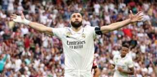 1-1. Benzema se despide con honores