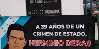 La FIDH califica de «histórico» el acto del gobierno hondureño en honor a Herminio Deras