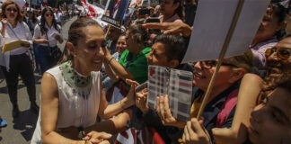 La aspirante presidencial Sheinbaum, primera en acercarse a problemática frontera mexicana