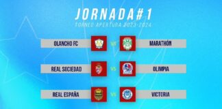 El torneo Apertura hondureño comienza el 29 de julio con diez equipos