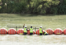 México y EEUU perfilan un grupo de trabajo para retirar la barrera de boyas en Texas