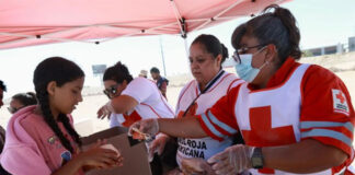 La Cruz Roja intervino por primera vez con ayuda a migrantes en frontera norte de México