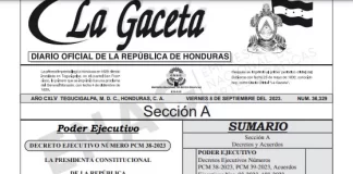 Publicado Decreto Ejecutivo del Presupuesto en La Gaceta