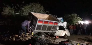 Fallecen cuatro migrantes por volcadura en carretera en estado mexicano de Chiapas