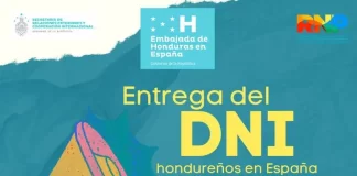 Hondureños en Madrid, Barcelona y Valencia ya tendrán su DNI