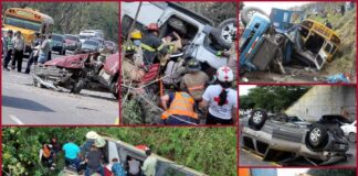 Accidentes de tránsito dejan mil 600 personas muertas en Honduras en el 2024
