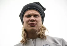 Haaland ‘responde’ a Guardiola con una foto subido a una báscula