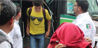 Guardia Nacional de México detiene a 183 migrantes en Veracruz, sureste del país