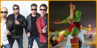 Con quema de chimeneas y concierto de Los Rabanes capitalinos cierran la Navidad