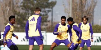 El Real Madrid arranca 2024 con un entrenamiento matinal