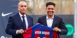 Vitor Roque: «Es un sueño hecho realidad que tenía desde niño»