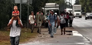 Desgarradores relatos marcan la primera caravana de migrantes hondureños este 2024