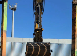 Pilares del muro entre EEUU y México en el binacional Parque de La Amistad irán a museo