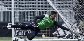 Courtois se rompe el menisco interno de la rodilla derecha