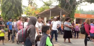 Una nueva caravana de migrantes salió esta madrugada con rumbo a EEUU