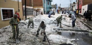 Tormenta y granizada deja múltiples daños materiales en ciudad mexicana de Puebla