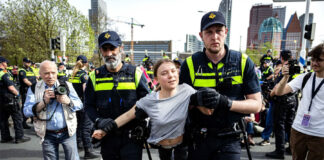 Greta Thunberg, detenida tras participar en una manifestación en Helsinki